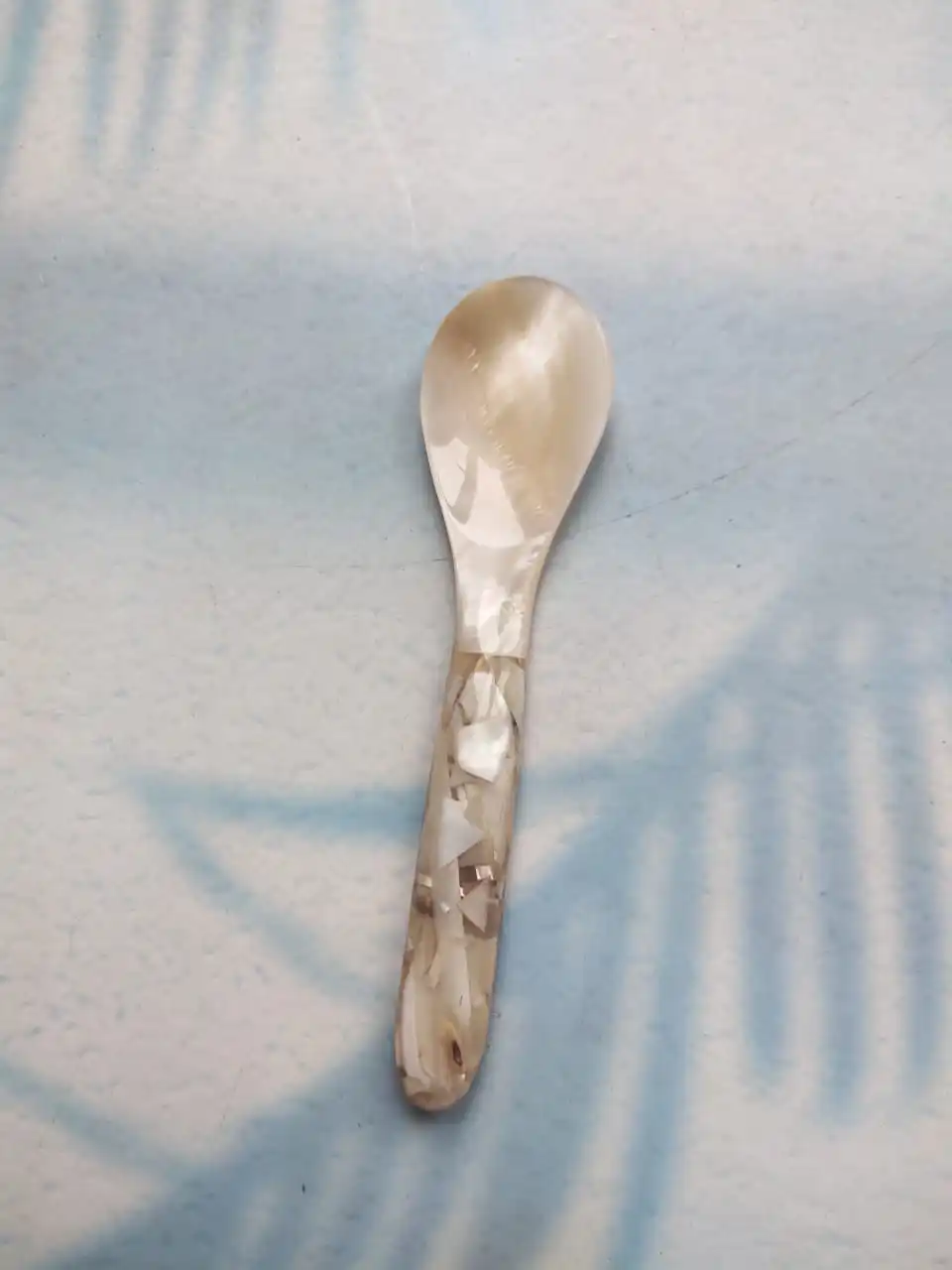 Natural Mother Of Pearl Spoon Inlaid Pearl For Serving Caviar Tableware Sets Handicraft From Vietnam