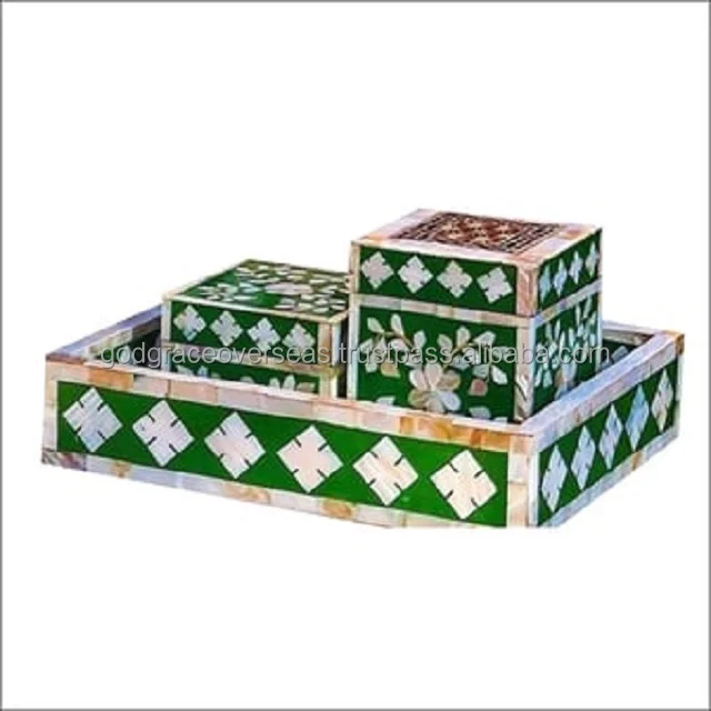 Natural Wooden Inlay Bakhoor Burner Box Set Seeds Religious Multiple Including Sandalwood Rose Pine Tea Candy Star Anise Ramadan