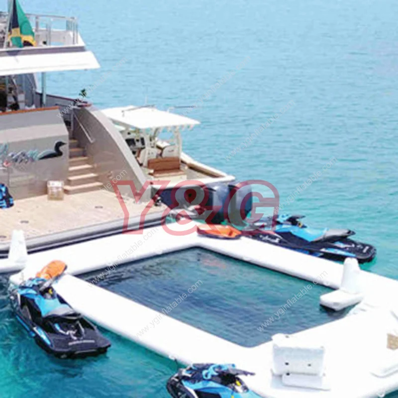 Y&G Purchase Wholesale inflatable yacht dock inflatable dock platform inflatable docking station