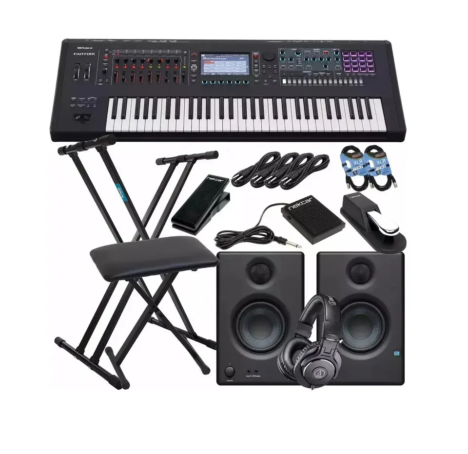 GENUINE New Rolands FANTOM-6 Keyboard 61 keys Synthesizer Piano