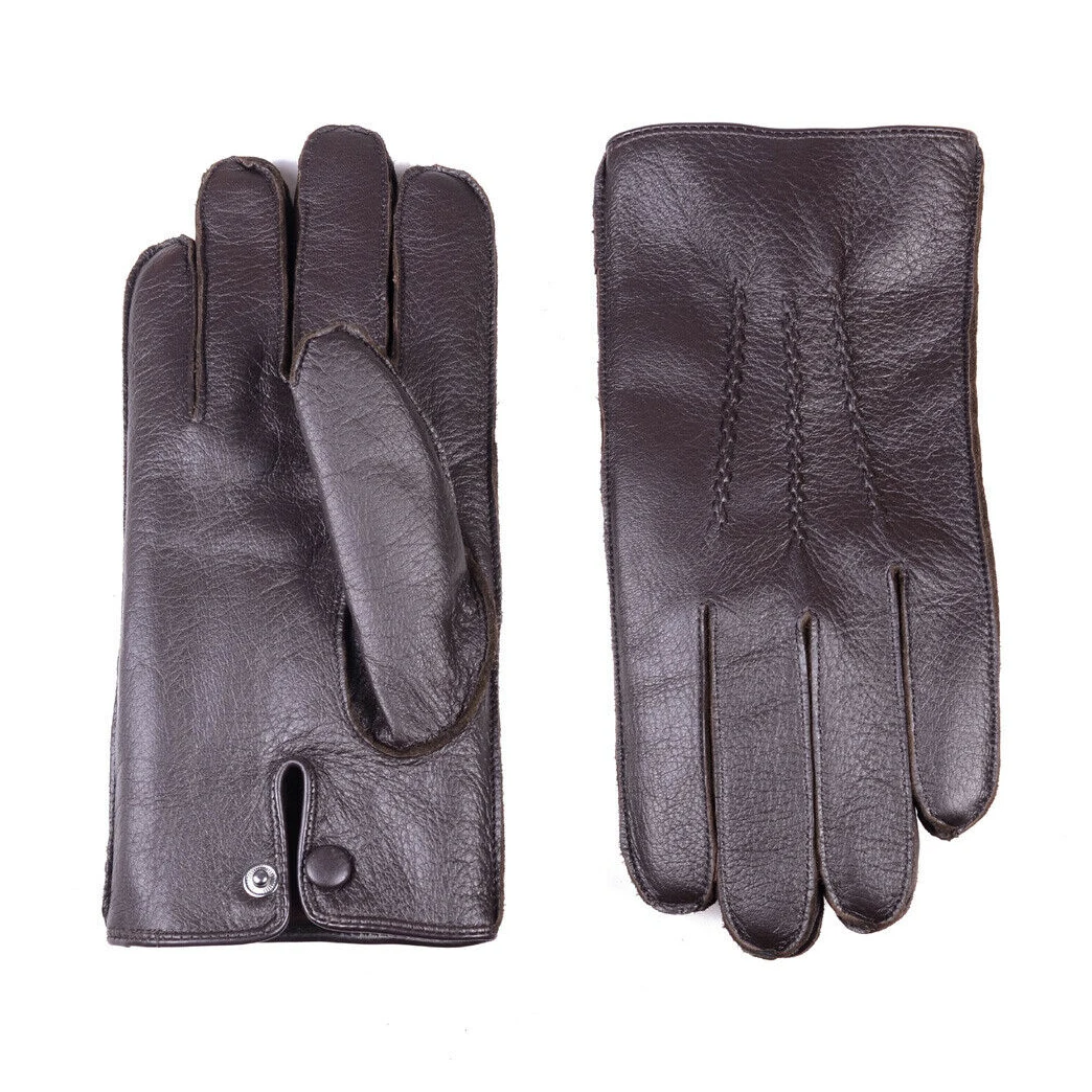 OEM New Arrival Pure Sheep Skin Leather Driving Gloves Fashionable Winter Dressing Gloves with Touch Screen Functionality
