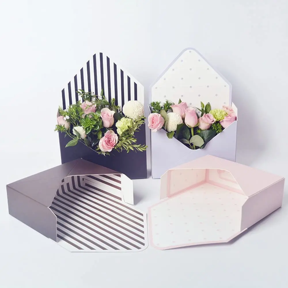 TH CB-024 Italia Latest Design Florist Bouquet Packaging Gift Box Envelop Carton Paper Boxes