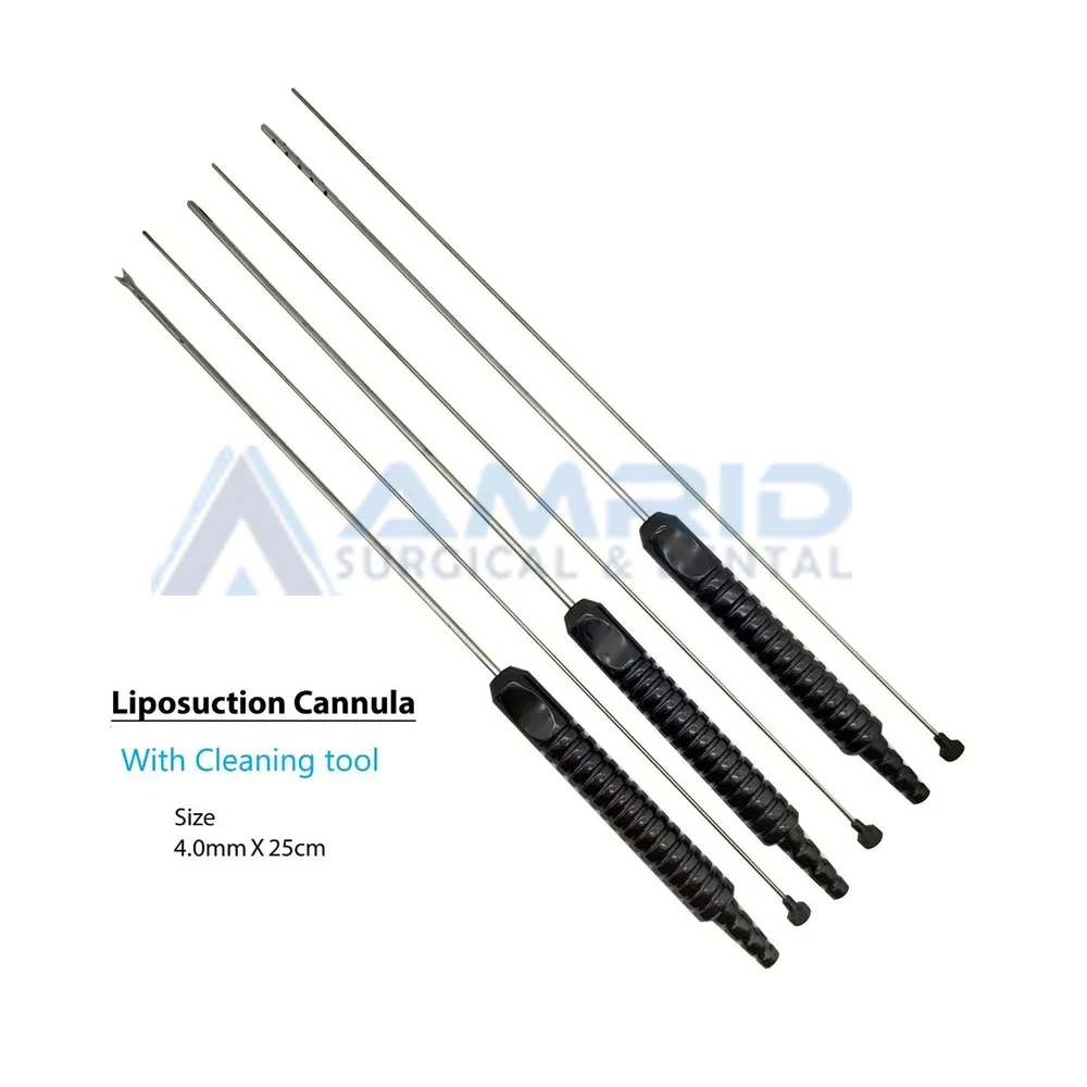 Набор канюлей для липосакции алюминиевая ручка титановая канюля новый стиль инструменты пластической хирургии AMRID хирургические