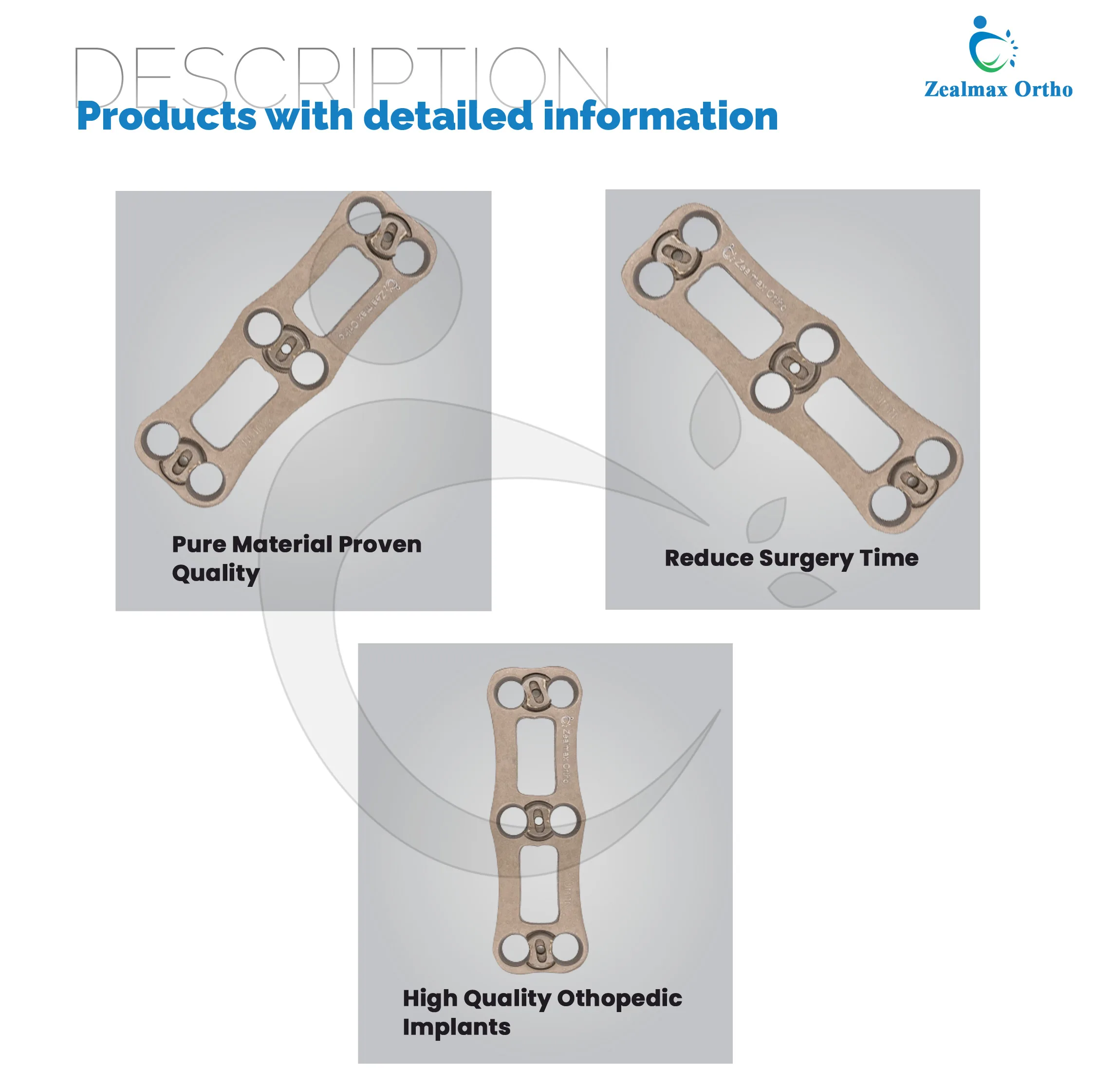 Best Quality Minimally Invasive Orthopedic Implant Anterior Cervical Plate in Spine Implants at Bulk Price by Zealmax Ortho