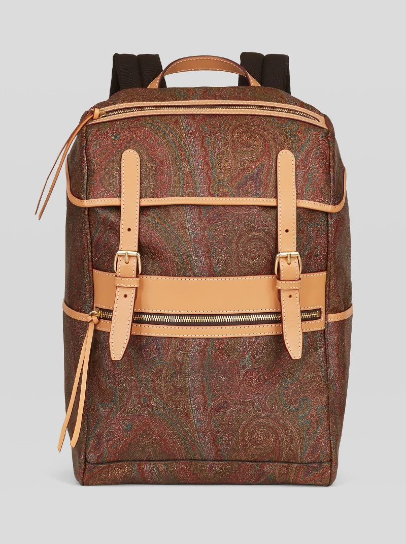 Latest Design Trendy Stylish Cool Jacquard Backpack Bags with Separate Laptop Compartment for School College Boys and Girls