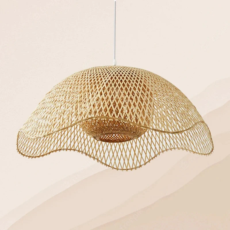 Best Selling Bamboo Lampshade High Quality With European French Chinese & Round Pattern Rustic Modern Home Decor