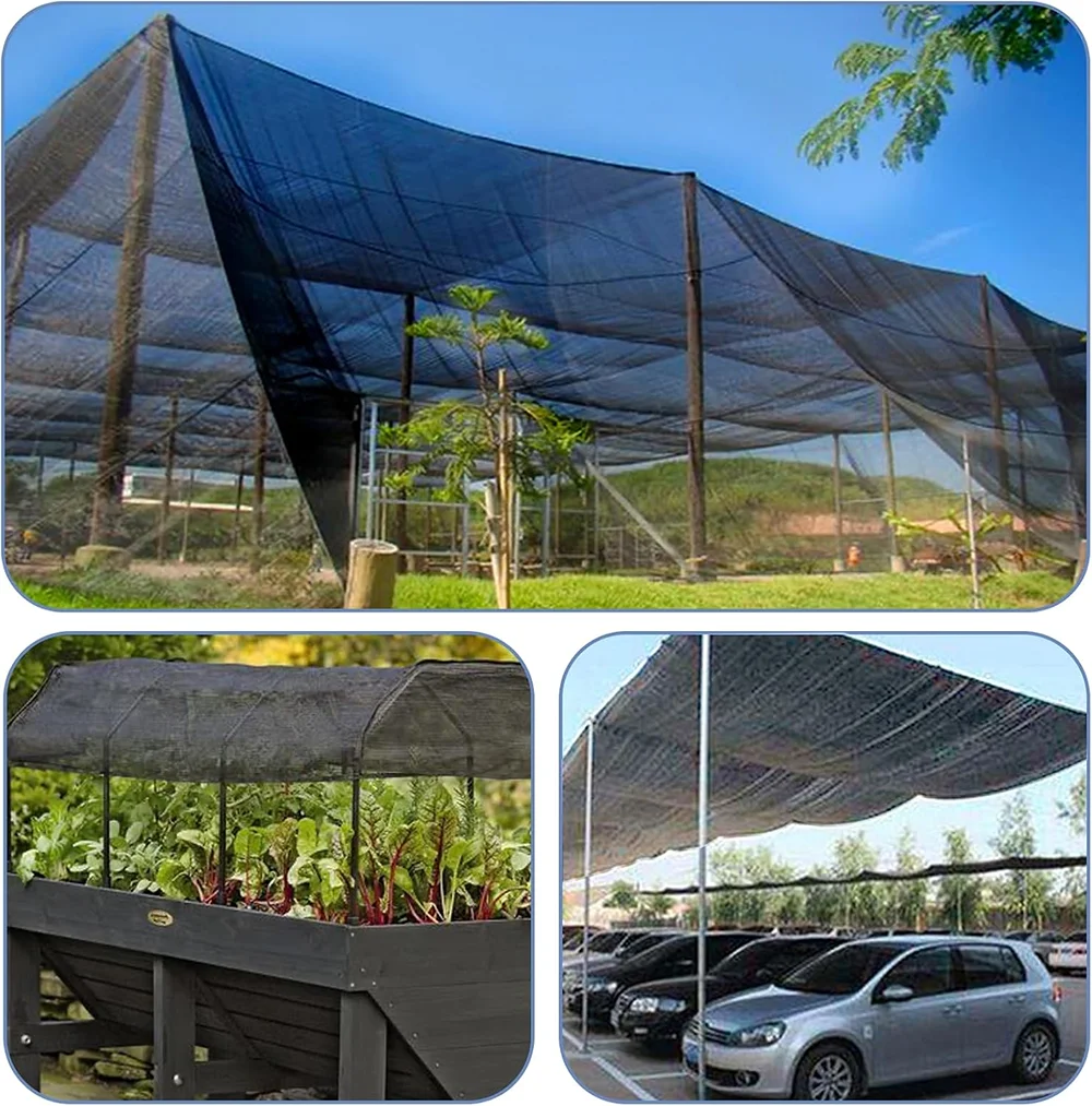 Low price hot sale 50% 55% anti uv mesh shade cloth black garden greenhouse vegetable shade net