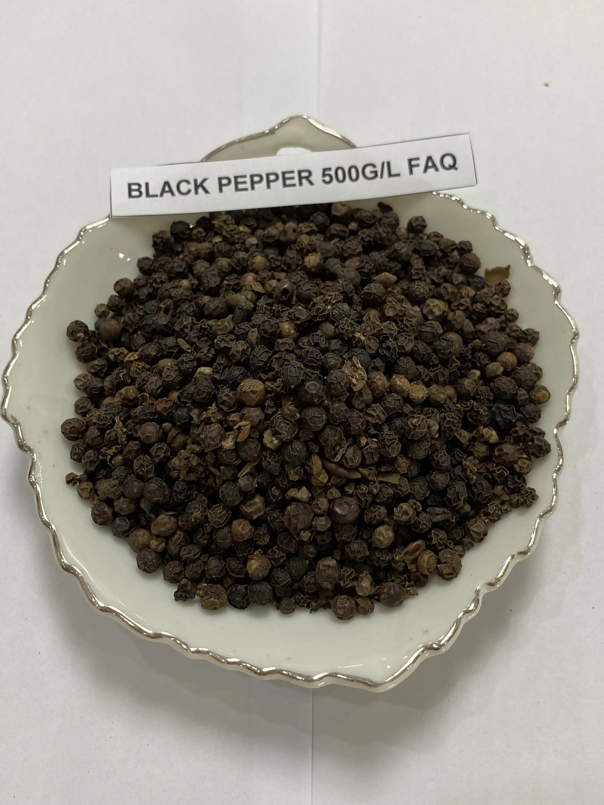 2024 New Crop Black Pepper 500 GL FAQ Best Price Dried Herb in Powder Form Raw Chili Spice from Vietnam with AD Drying Process