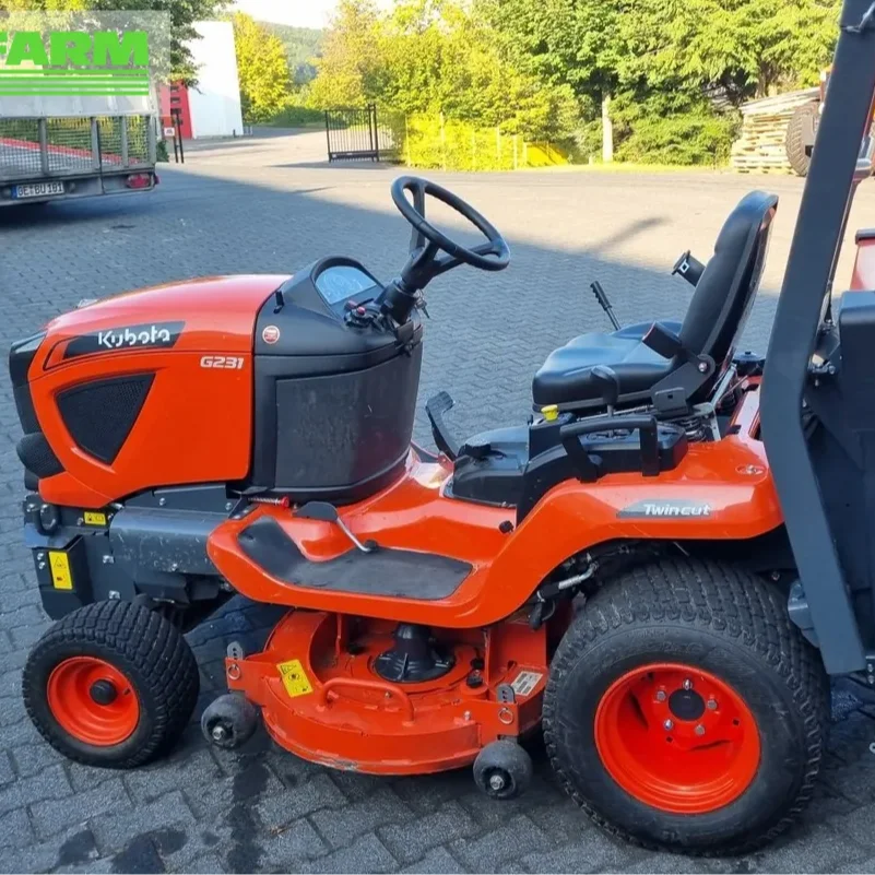 KUBOTA G231 LD машина Kubota дизельный двигатель поставляются с косилкой и сборщиком травы