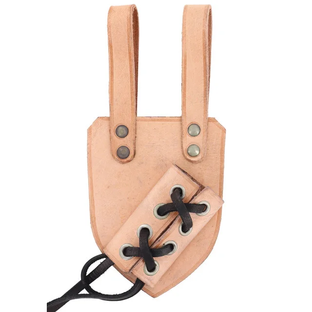 Premium Quality Medieval Leather Short Sword Frog | Left Handed Sword Holster | Vegetable Tanned Cowhide Leather Sword Holder