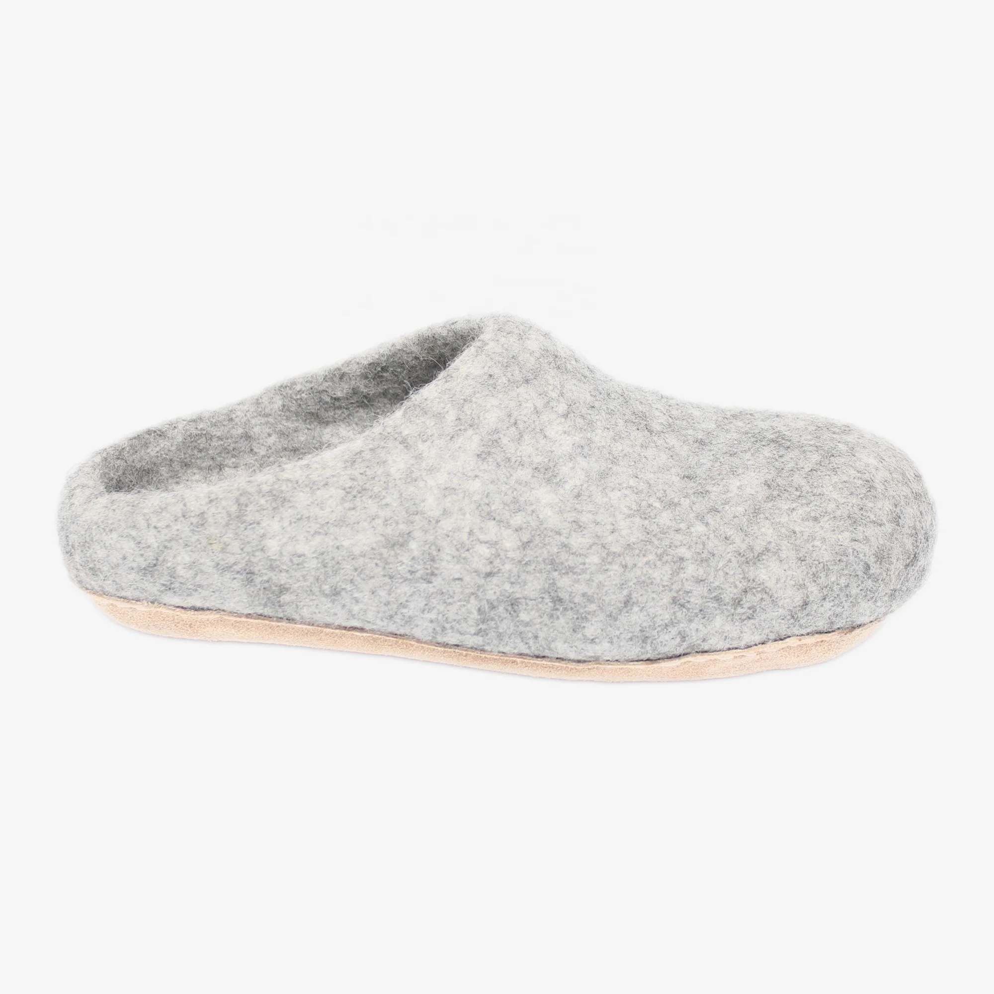Handmade 100% New Zealand Wool Felt Slipper Eco-Friendly Casual Beach Shoes for Indoor Use Warm Feature