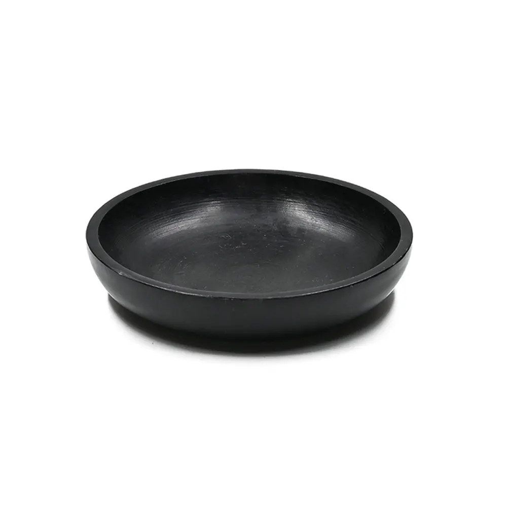 Indian Manufacturer of Medium Size Black Soapstone Serving Bowl For Kitchenware At Affordable Price
