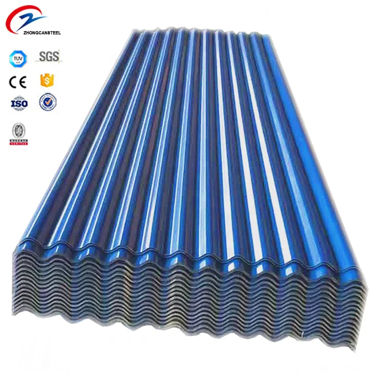 Corrugated prepainted galvanized/galvalume steel iron roof sheets ppgi ppgl aluminum roofing sheet