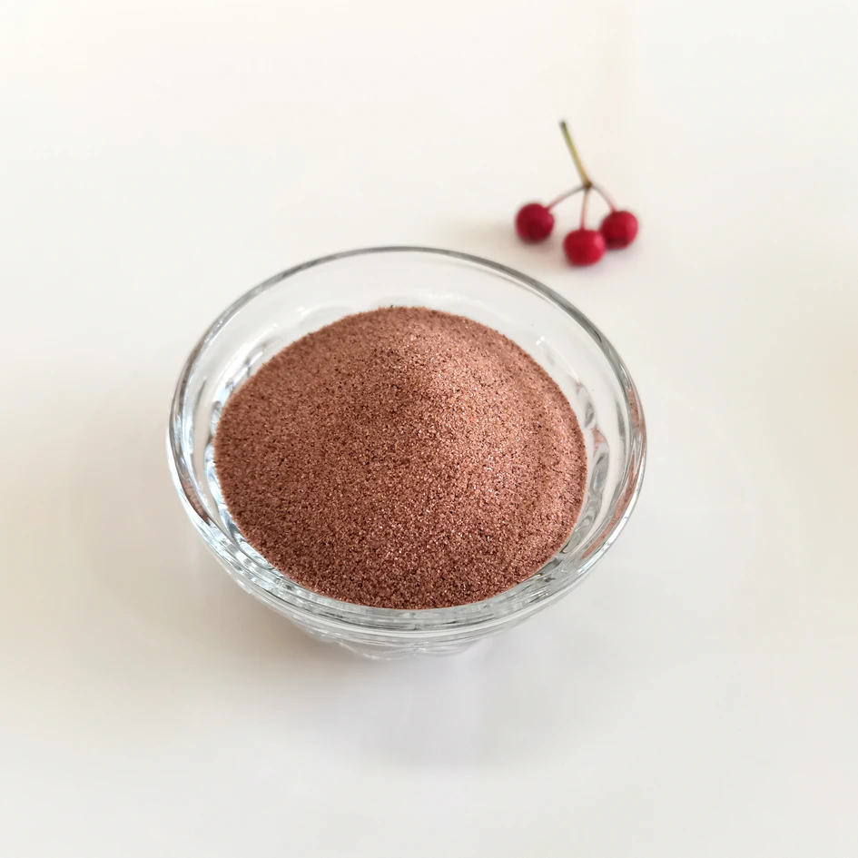 High purity sea pink Garnet sand 120 sandblasting abrasive garnet mesh 80 rock red garnet for waterjet cutting machine