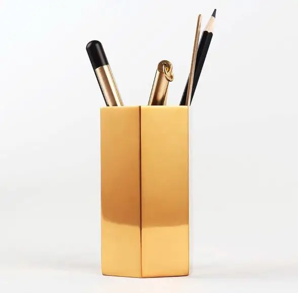 Set of 2 Mesh Pencil Stands Desk Storage Containers Stylish Organizer Table Pen Holders at Wholesale Price for Office