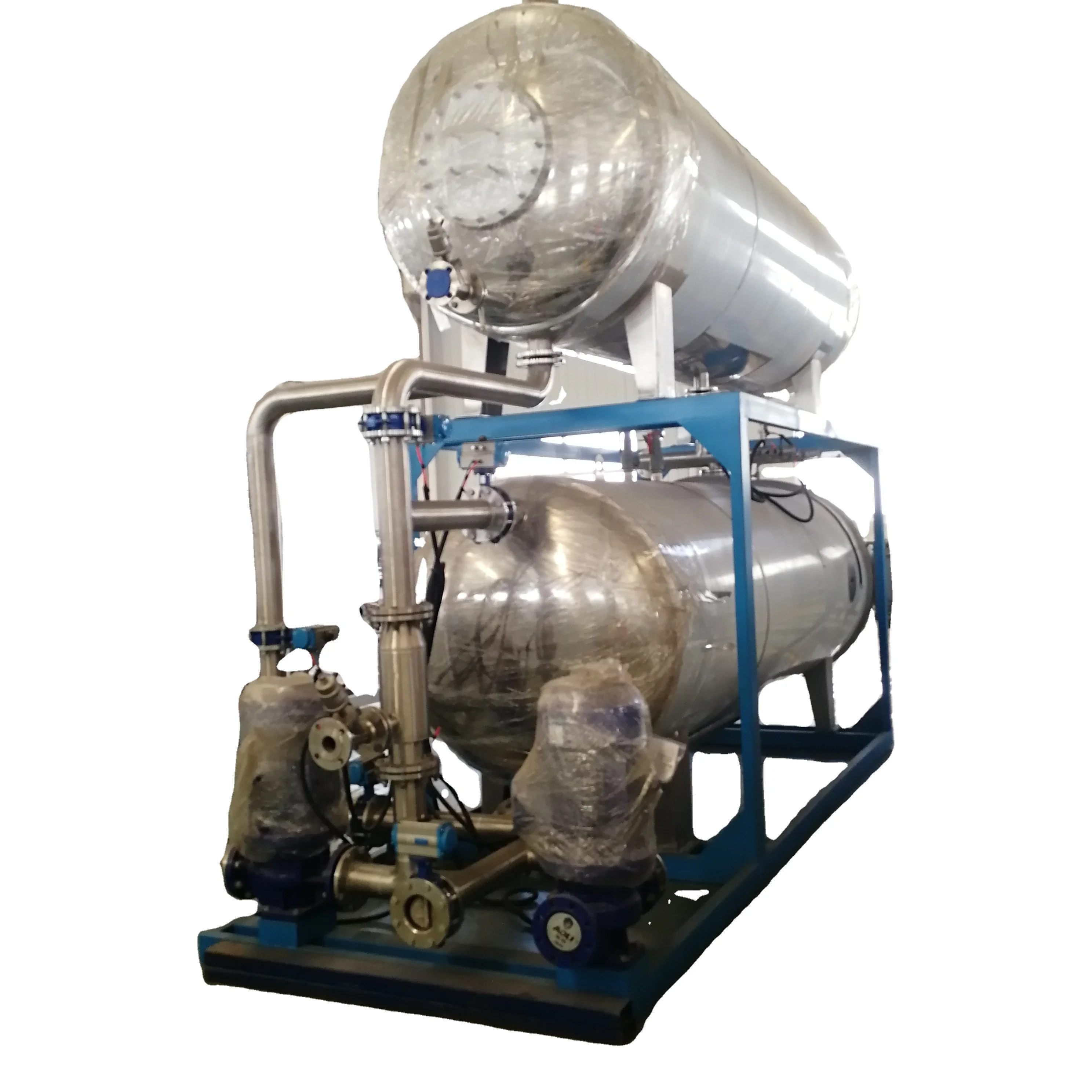 Full Automatic horizontal autoclave sterilization water spray retort  bottle sterilization with autoclave system