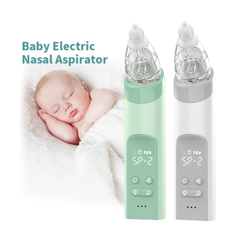 Certificate Baby Nasal Aspirator Suction Device Electric Nose Cleaner Rechargeable Protective for Infant Nose Suction