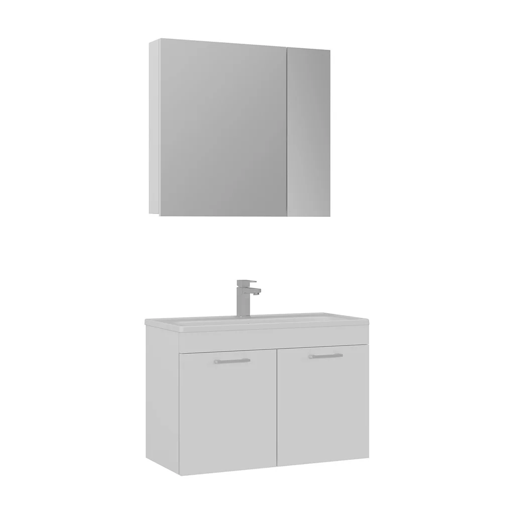 Bafa: элегантный и современный настенный шкаф для ванной комнаты со стильным дизайном для организованных решений для хранения в европейском стиле