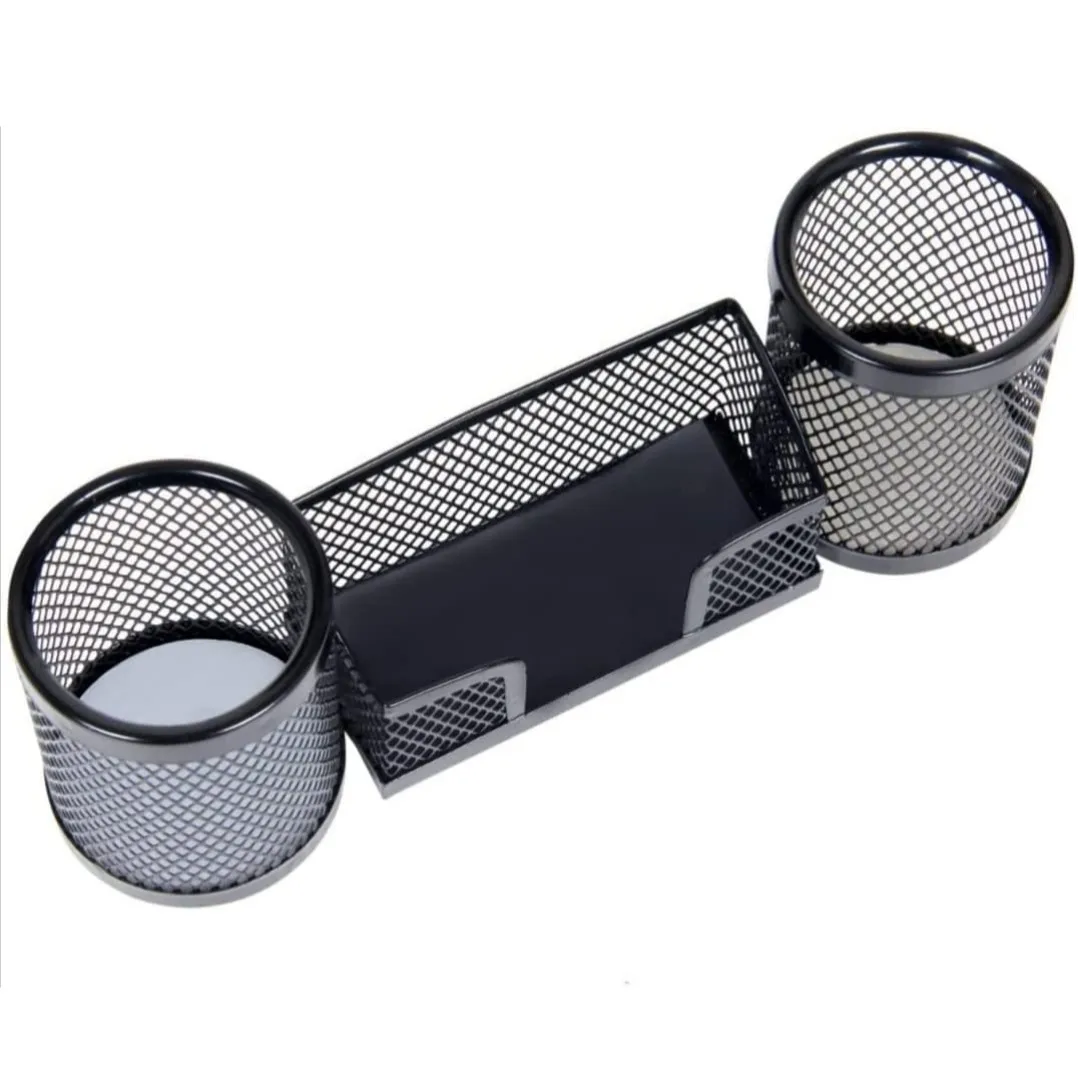 High Quality Metal Desk Organizer Pen Holder for Office and Home Stationery Use