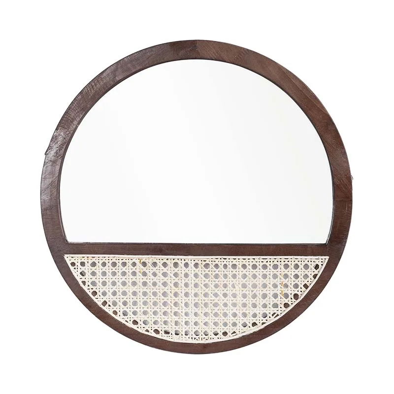 Natural Touch Rattan Mirror Wall Hanging Home Decoration High-Quality Rattan/Cheap Price Wholesale Handicraft From Vietnam