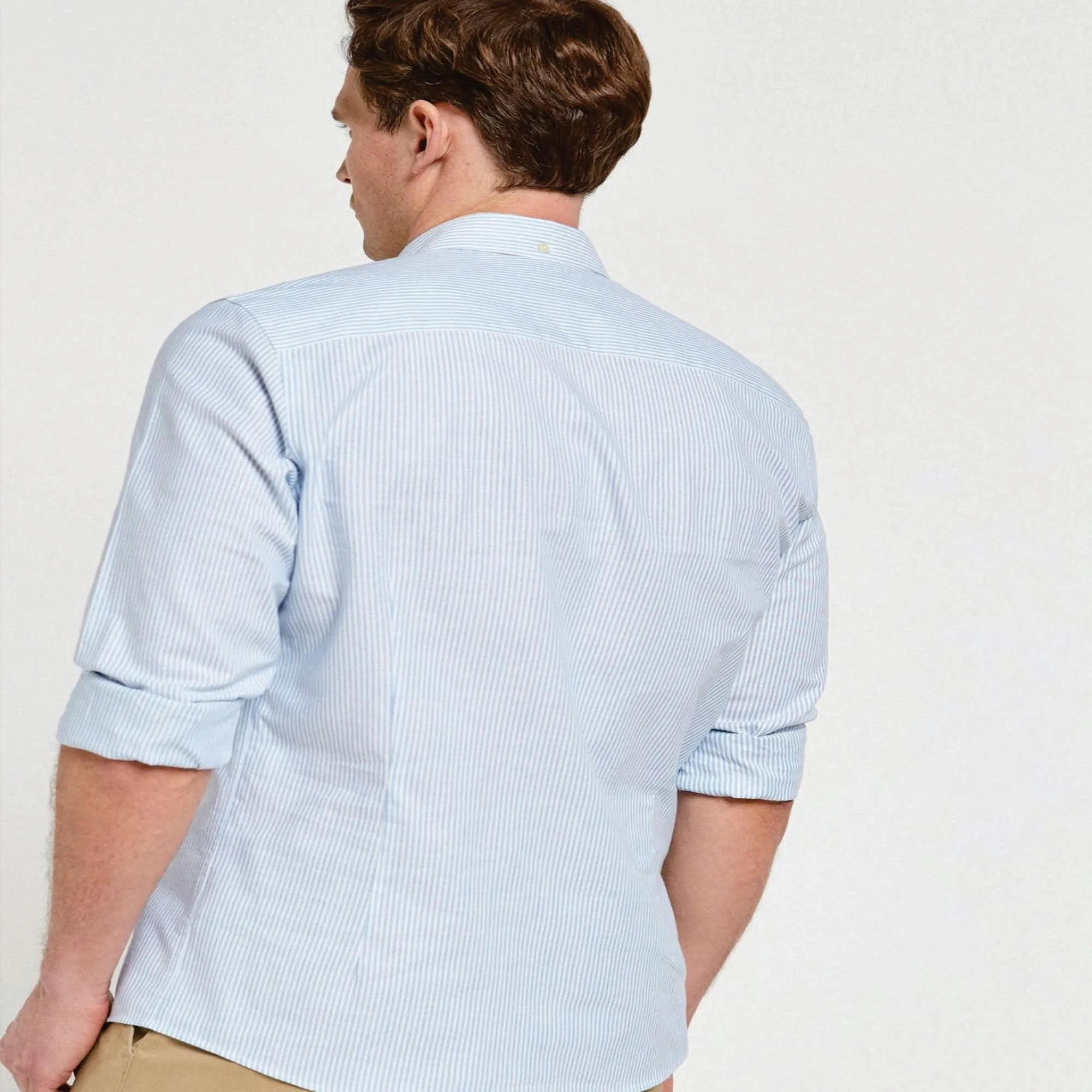 New Fashion Men Court Embroider Long Sleeve Button Shirt Collar Gentleman Mens Dress Shirts Casual Fit Designer for Men Shirt