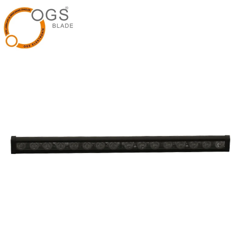 Power Led Warning Light Aluminium Bar for Police Cars Emergency Vehicles Fire Trucks Led Lightbar 3W Power Leds Strobe  Light