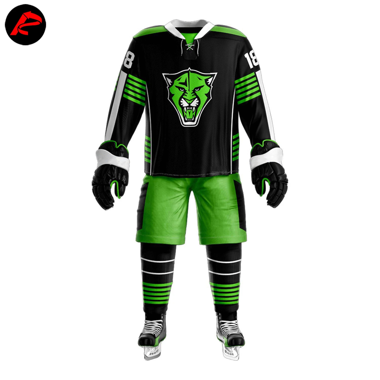 ICE Hockey Uniforms OEM Hot Selling Sublimation 100% Polyester Customized Team Name Customized Color Customized Sizes