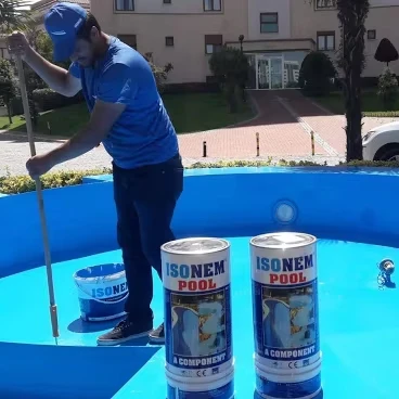 ISONEM High Quality Swimming Pool Polyurethane Paint Premium for Pool PAINT 2 parts UV Resistant Durable