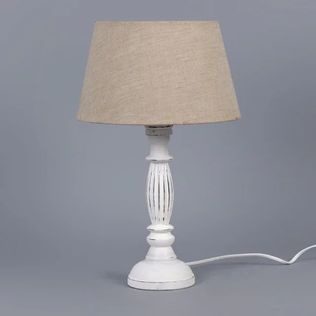 Stylish Amelia Table Lamp Featuring a Sleek White Base - Perfect for Adding a Touch of Class to Any Room