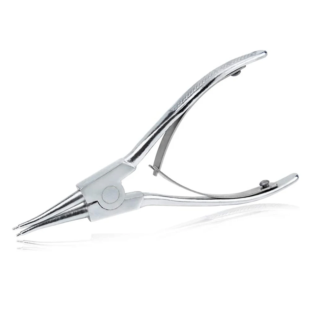 14.5CM Surgical Steel Body Piercing Ear Nose Lip Navel Tongue Septum Forceps Clamp Pliers Tool For Professional Use
