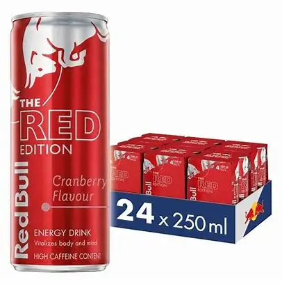Redbull Energy Drink Edition 2023 экспортер оптом напитков персик красный оранжевый зимняя версия дистрибьютор 250