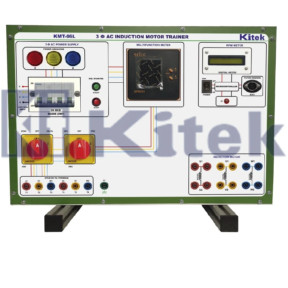 Dual Speed Induction Motor Trainer for Educational Purposes