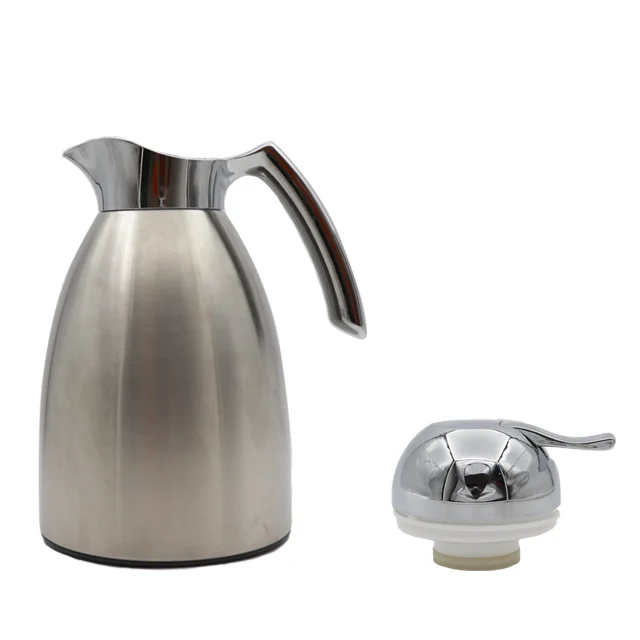 Classical Style Double Wall ABS handle cap  High Quality Jug Pink Glass Liner Flask Household vacuum flask with leather Hotel