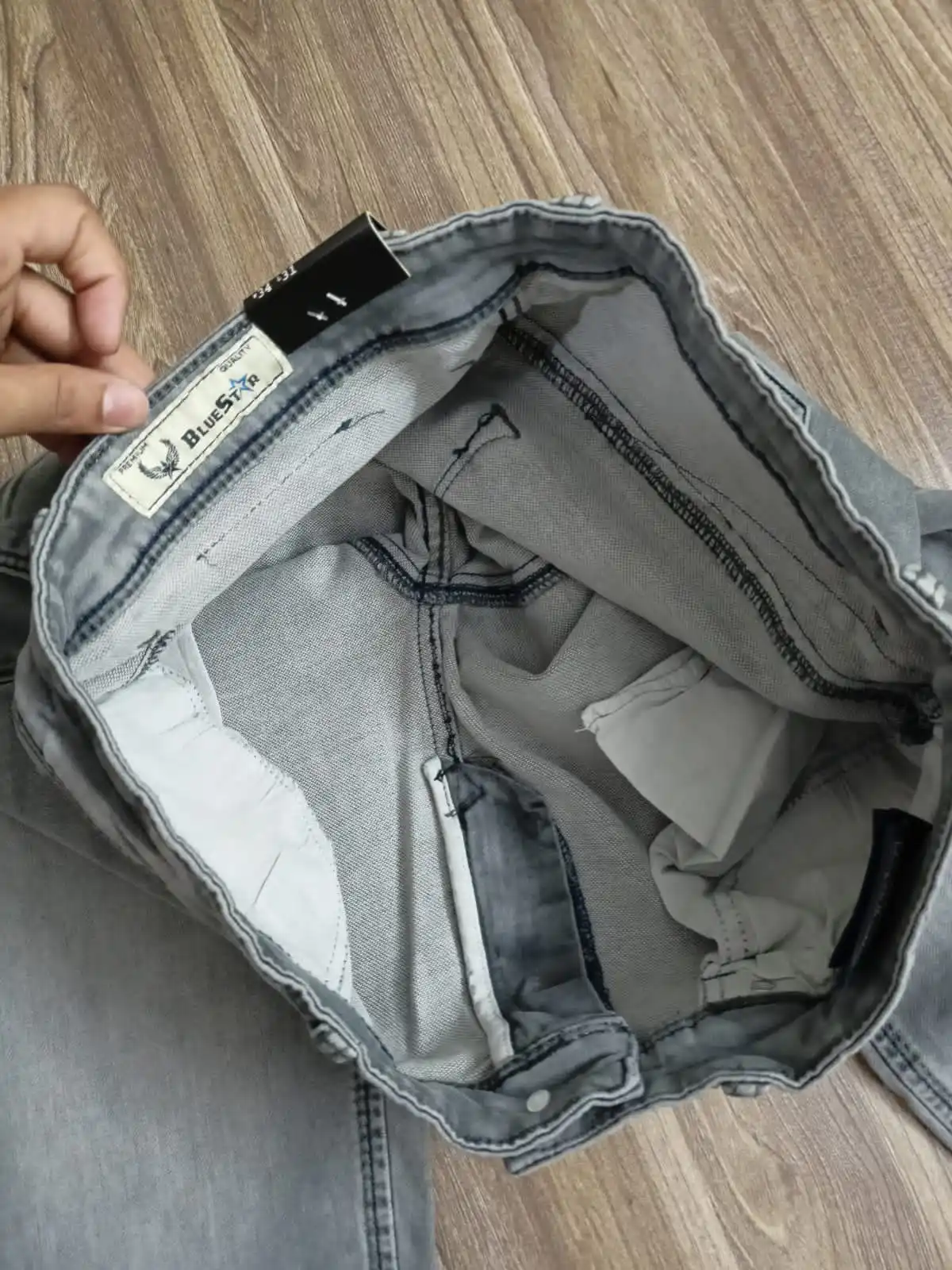 New Autumn High Street Denim Jeans Trousers High Waist Loose Straight Split Jeans Collection from Bangladesh