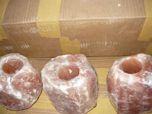 Натуральная Розовая Свеча из соли ручной работы 0 8-1 кг Доступна Оптовая цена Прямая поставка с завода Пакистан