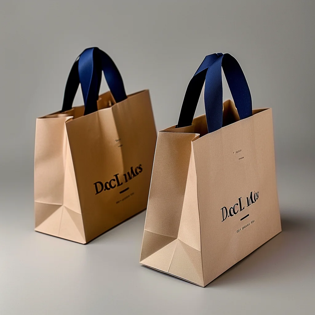 Custom Printed Logo Luxury Gravure Printing Retail Boutique Shopping Tote Art Gift Paper Bags For Shoes Clothes Packaging