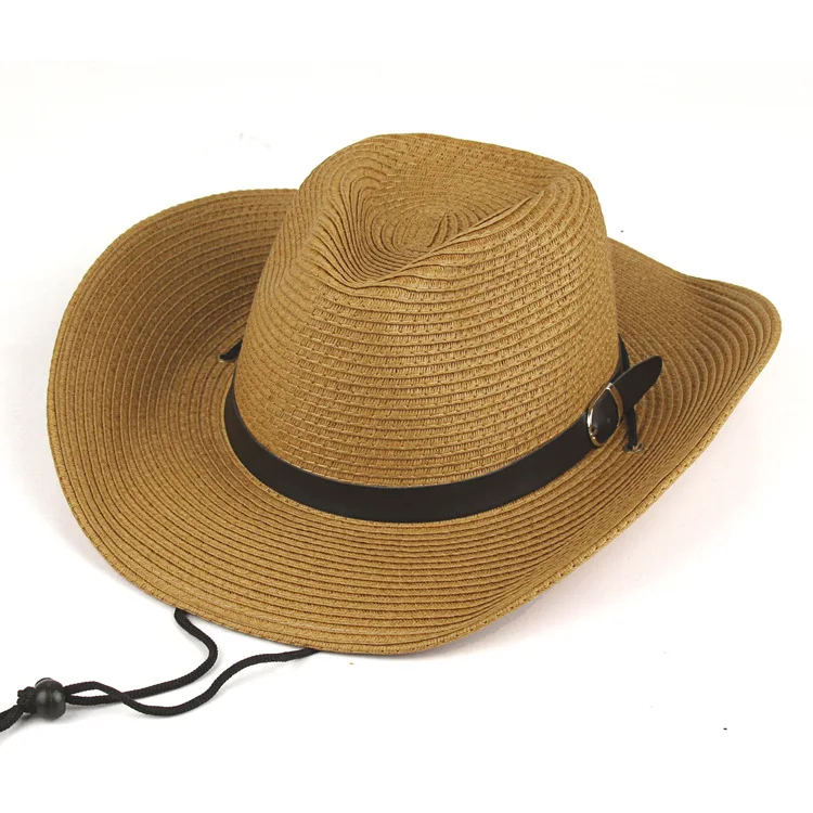 Custom Made Fully Customized In Leather Western Style Leather Adults Horse Hats Bush Hats Western Cowboy Hats Top Selling