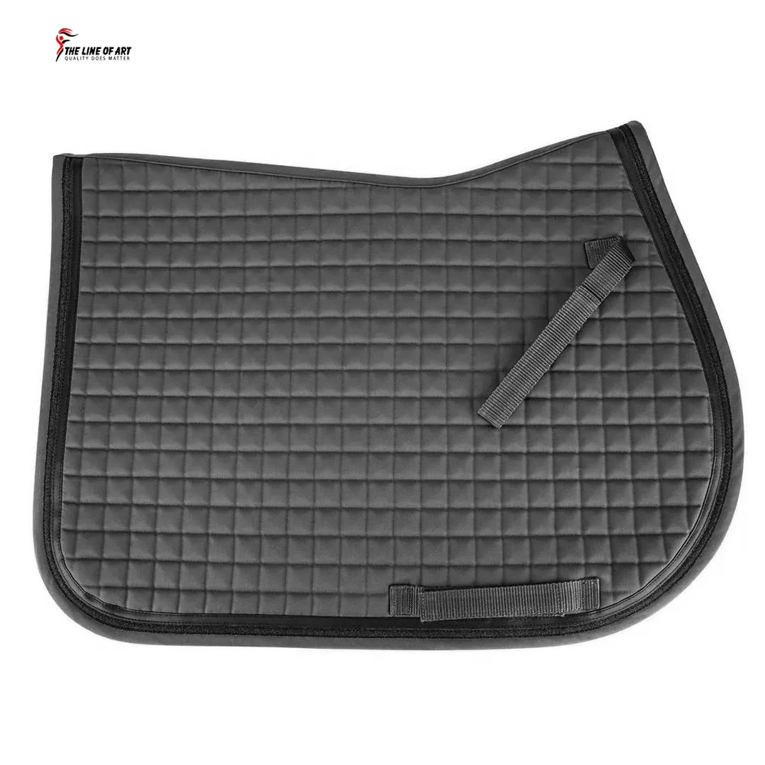 Wholesale Equestrian Suppliers Competition half Saddle Blanket Dressage Saddle Pad Cloth
