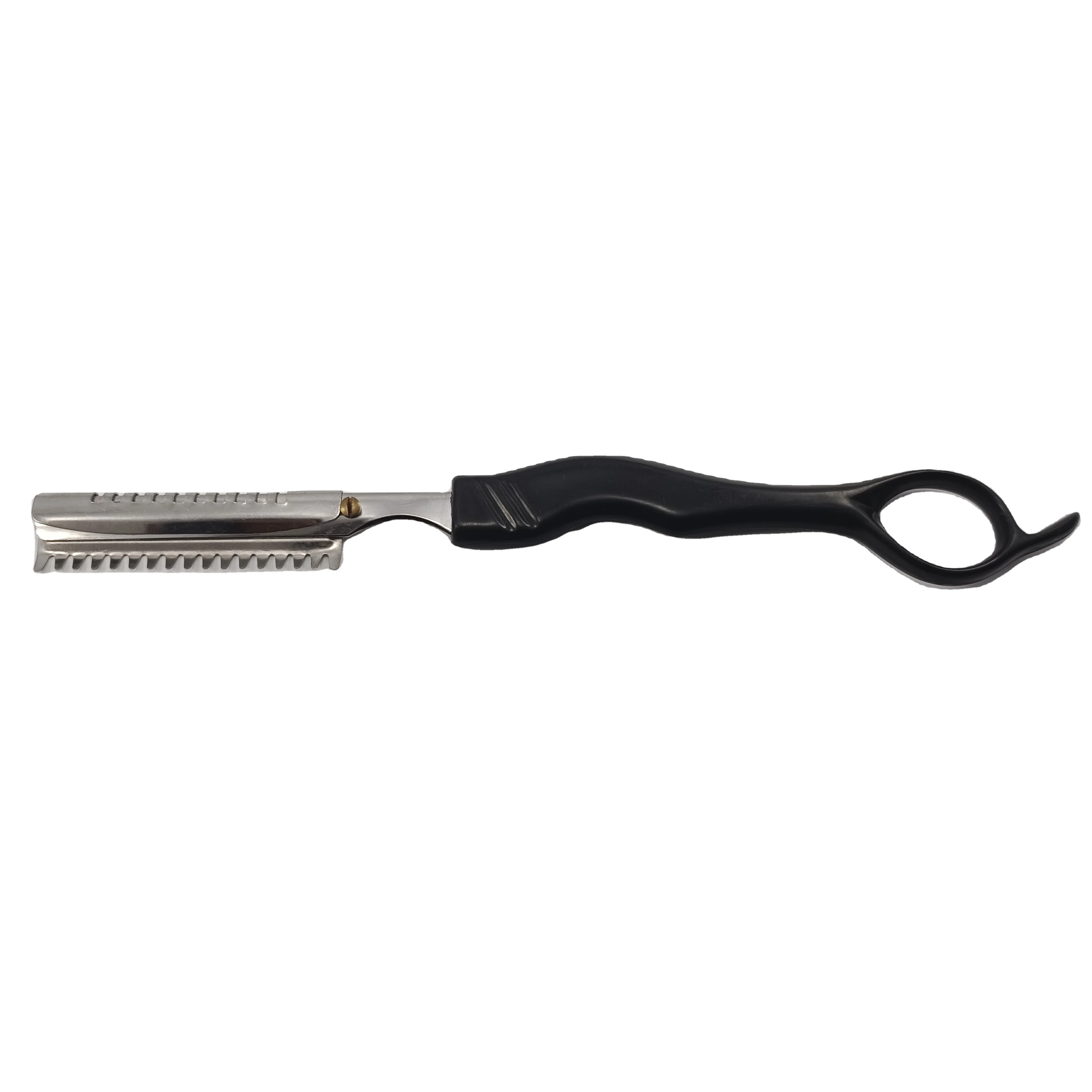 Professional Hair Dressing Razors with Steel Handle Hair Shaper Barber Comb for Thinning and Shaving Beauty Tool