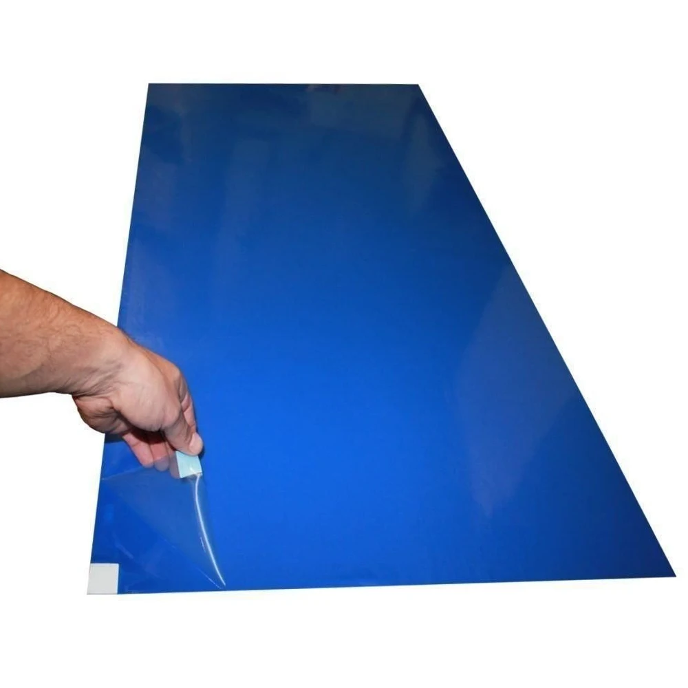 High quality Dust mats sticky floor mat Disposable Cleanroom sticky mat for lab construction Wholesale Price With Custom Shape