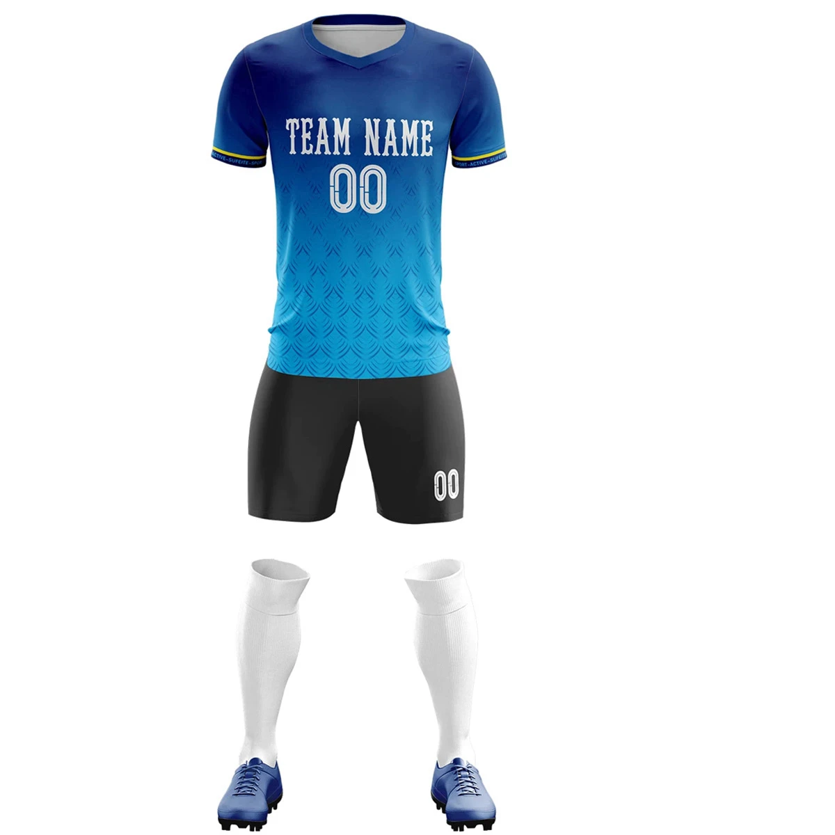 Mesh Custom Printed Soccer Jersey Design Patterns Team Logo Sublimated Soccer Wear Jersey Football Uniforms