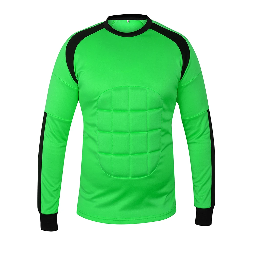 Football Goalkeeper Padded Soccer jerseys France Goalkeeper Uniform Football Club Goalkeeper Protected Jersey Goalie Jersey