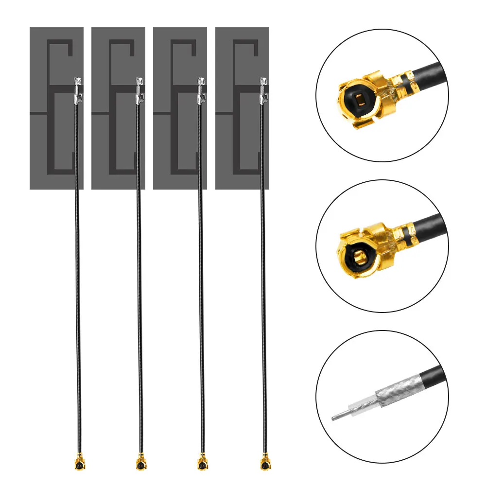 26*9mm Internal 2.4g Antenna With Ipex Connector 1.13 Cable Built-in Fpc Antenna With IPEX/Welding/SMA
