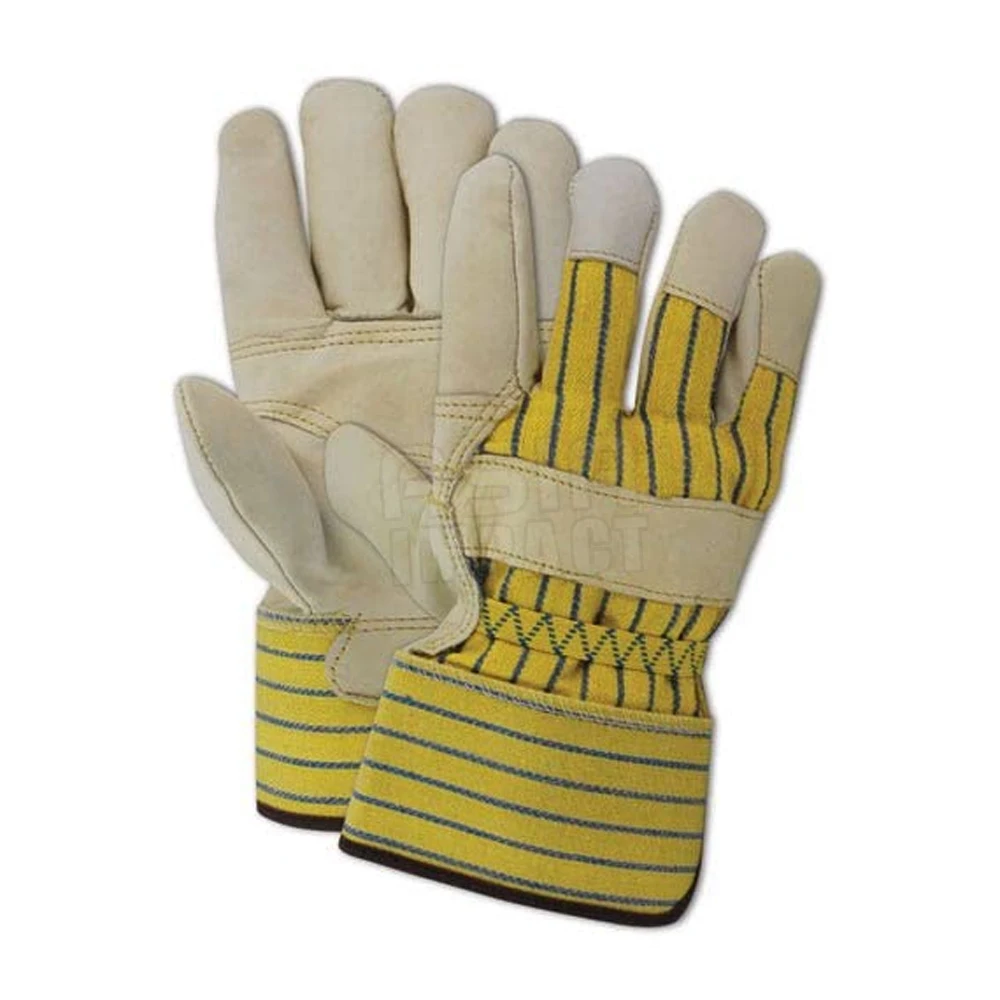 Высококачественные кожаные рабочие перчатки мужские Дешевые Защитные для строительства