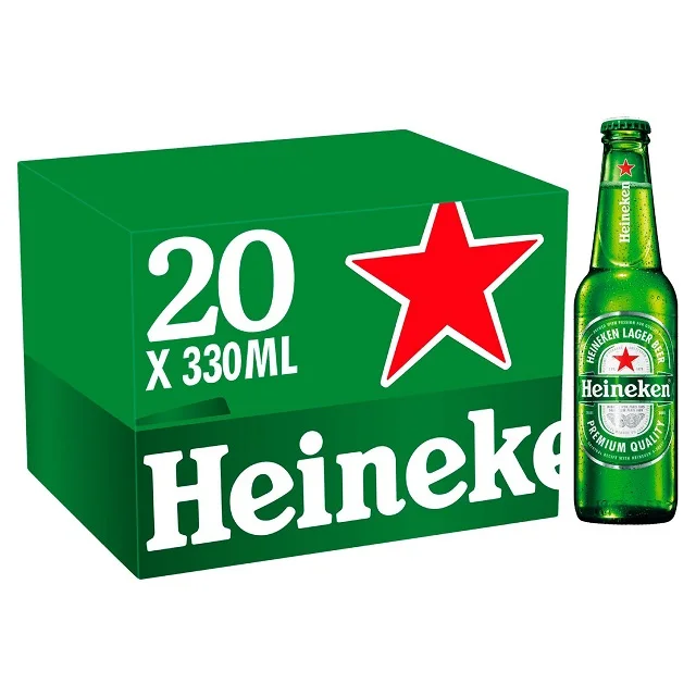 Дешевая и качественная пивная бутылка Heineken Premium Lager банка 12x330