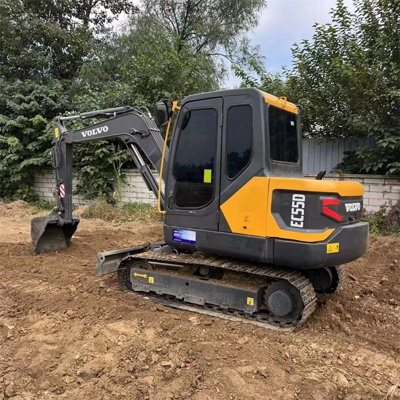 Original Used Volvo EC55D Excavator In Good Condition With High Quality For Sale