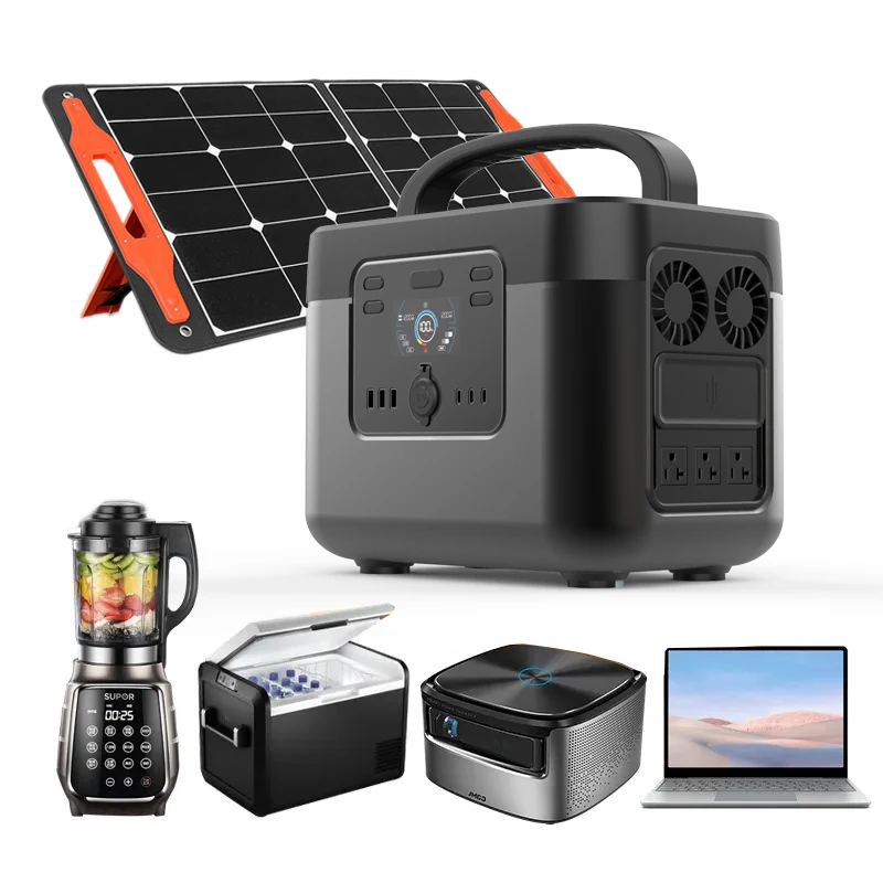 portable power station 200w 300W 500W 1200W   Lifepo4 Battery Backup  outdoor solar generator solar power battery storage system