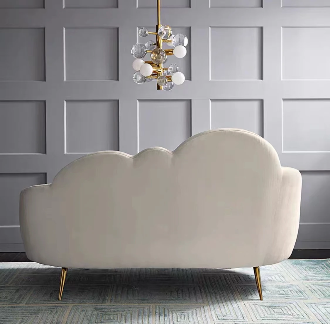 Jonathan  Adler sofa modern light luxury original creative design leisure sofa  cloud sofa