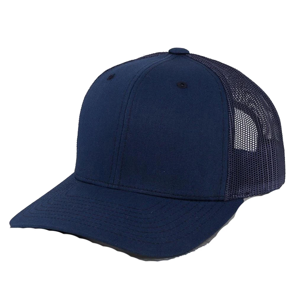 Custom Logo Embroidery trucker cap Solid Color baseball hat 5 panel cap Wholesale Low Price