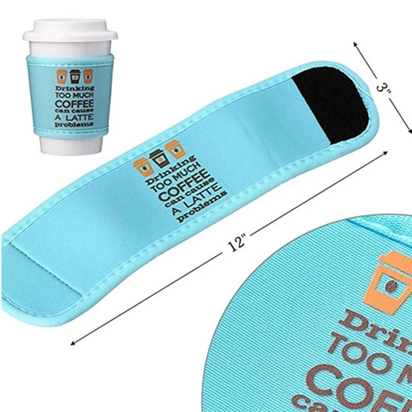 Neoprene Insulated Cup Sleeves Keep Your Hands Comfortable and Your Drink Temperature Just Right